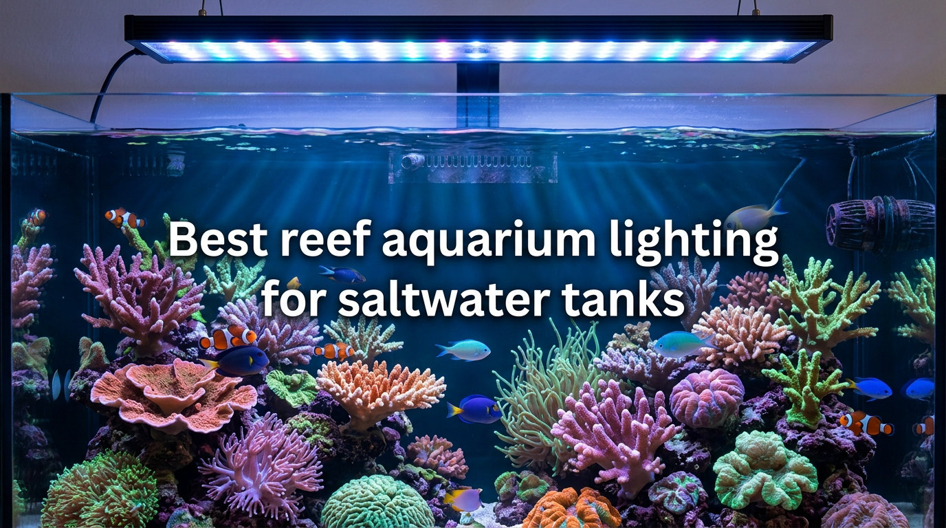 Best reef aquarium lighting for saltwater tanks