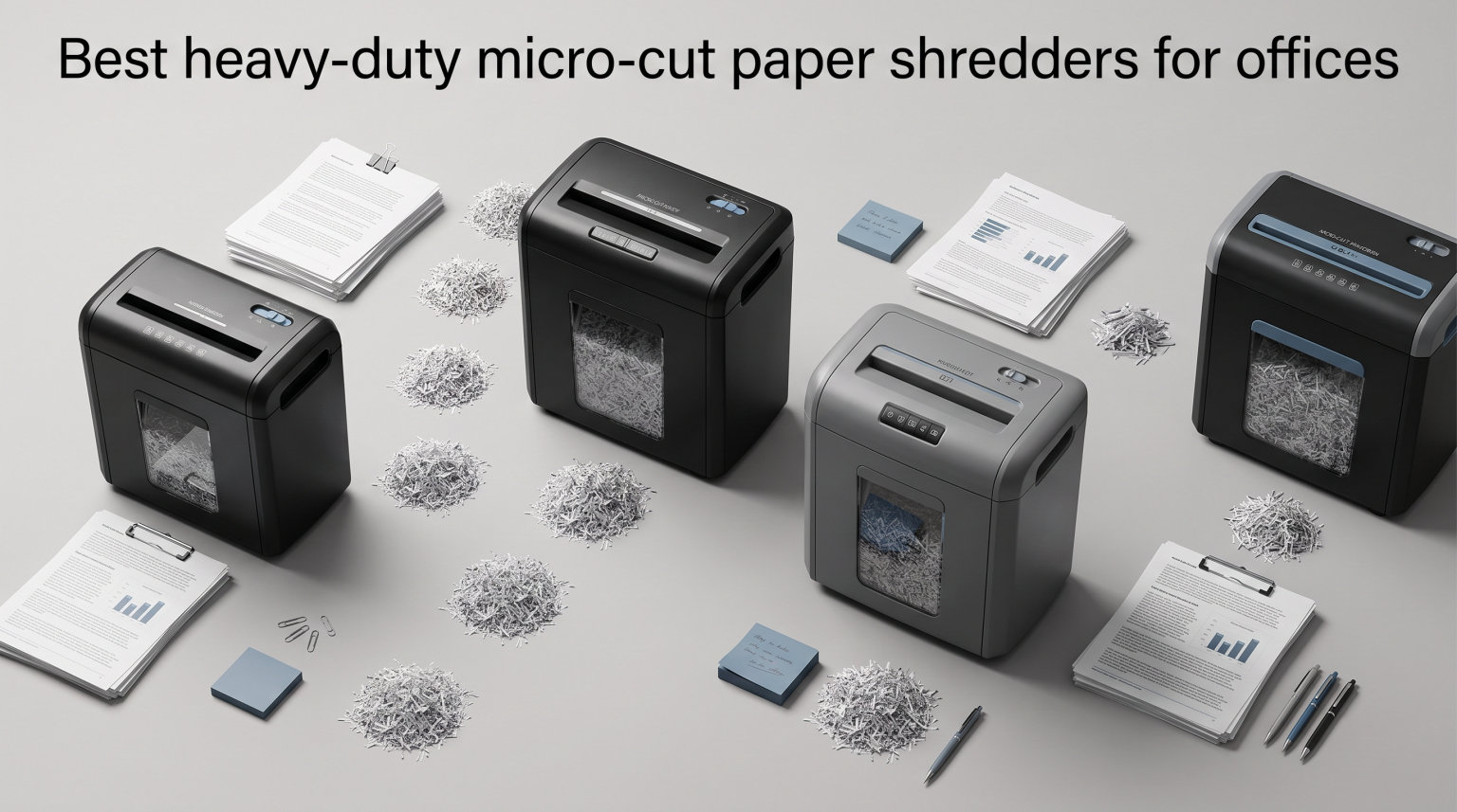 Best heavy-duty micro-cut paper shredders for offices
