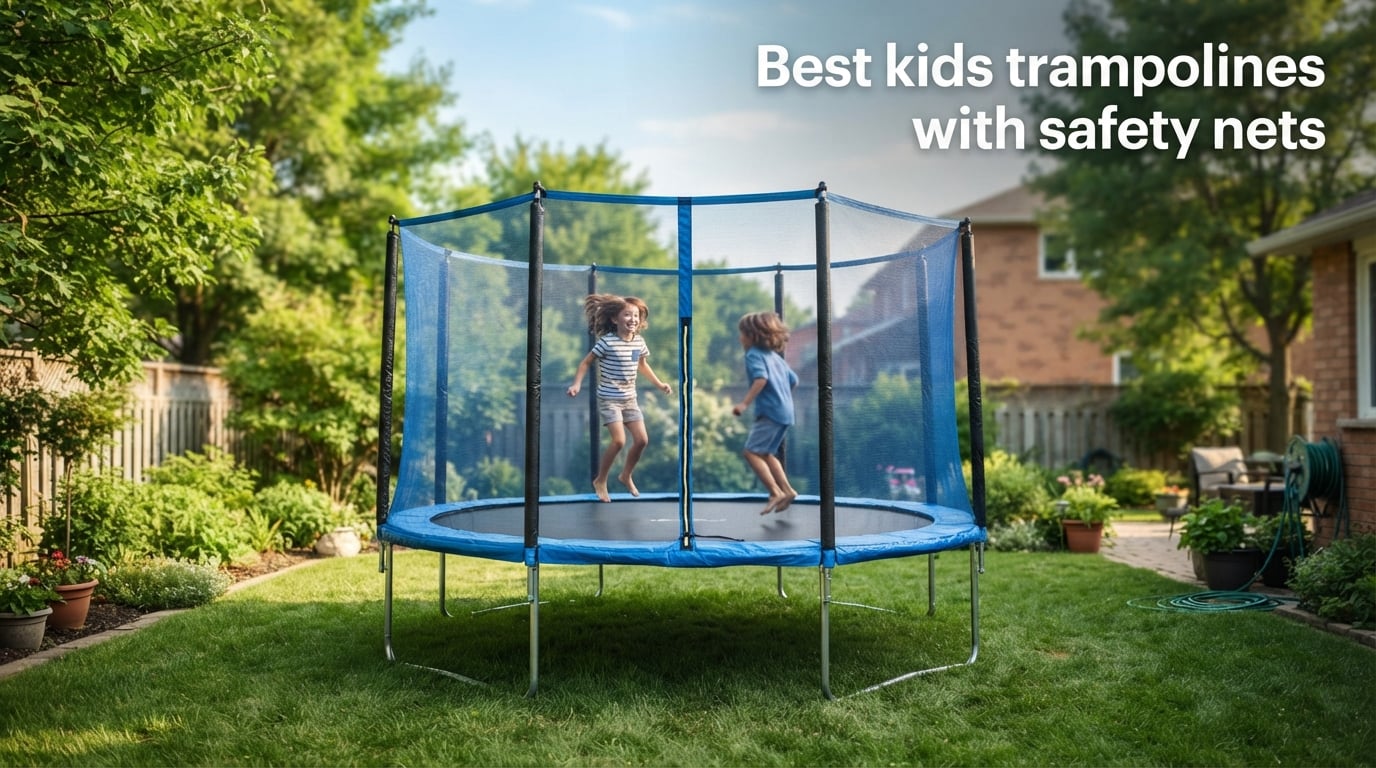 Best kids trampolines with safety nets