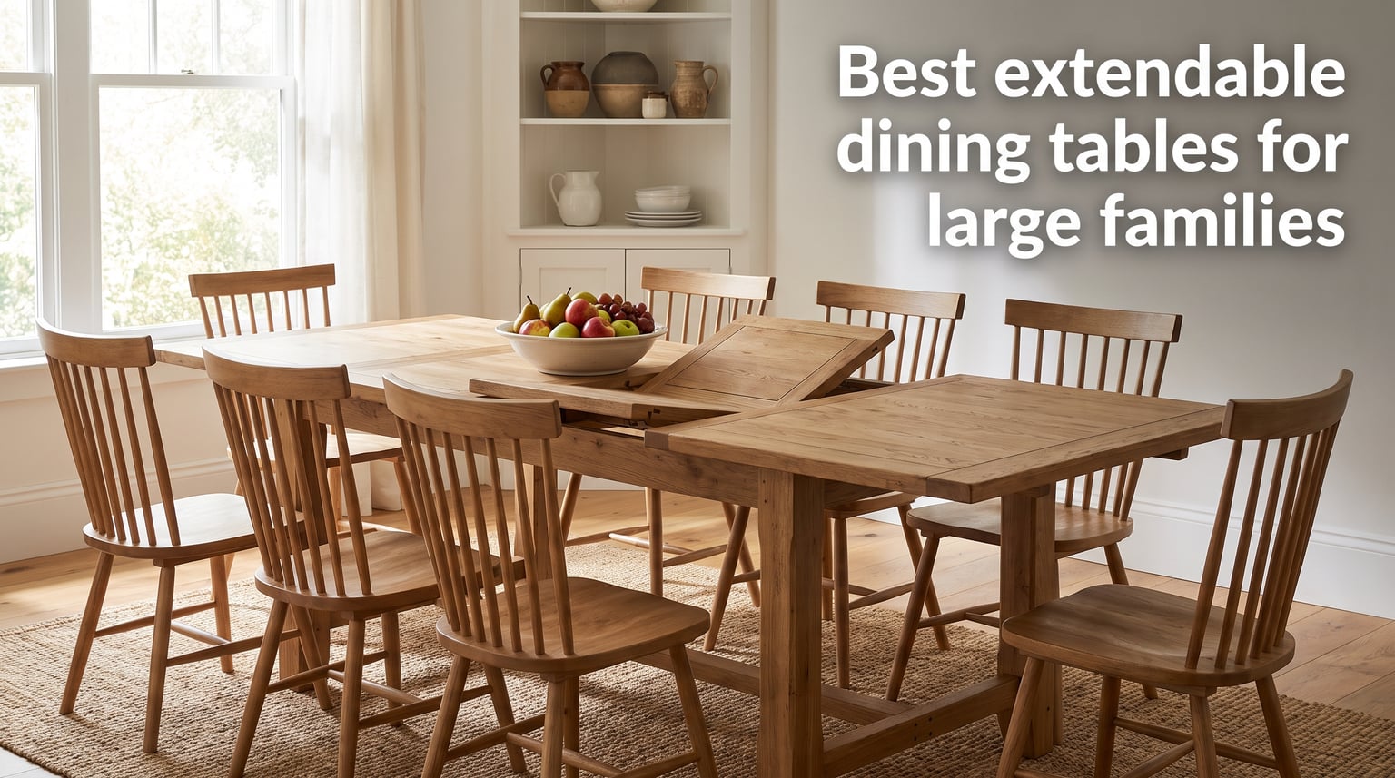 Best extendable dining tables for large families