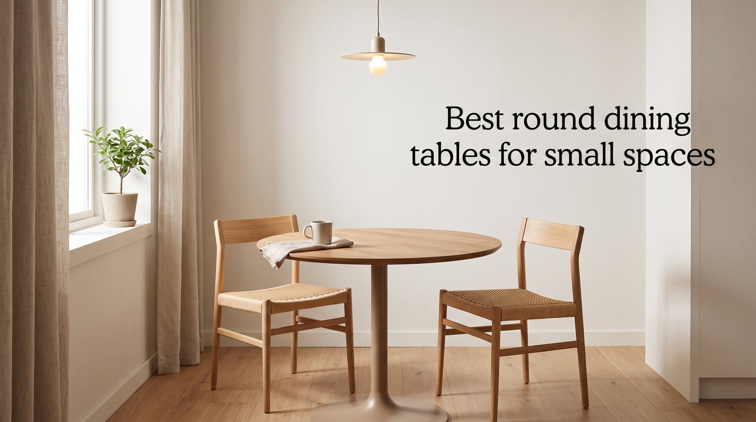 Best round dining tables for small spaces