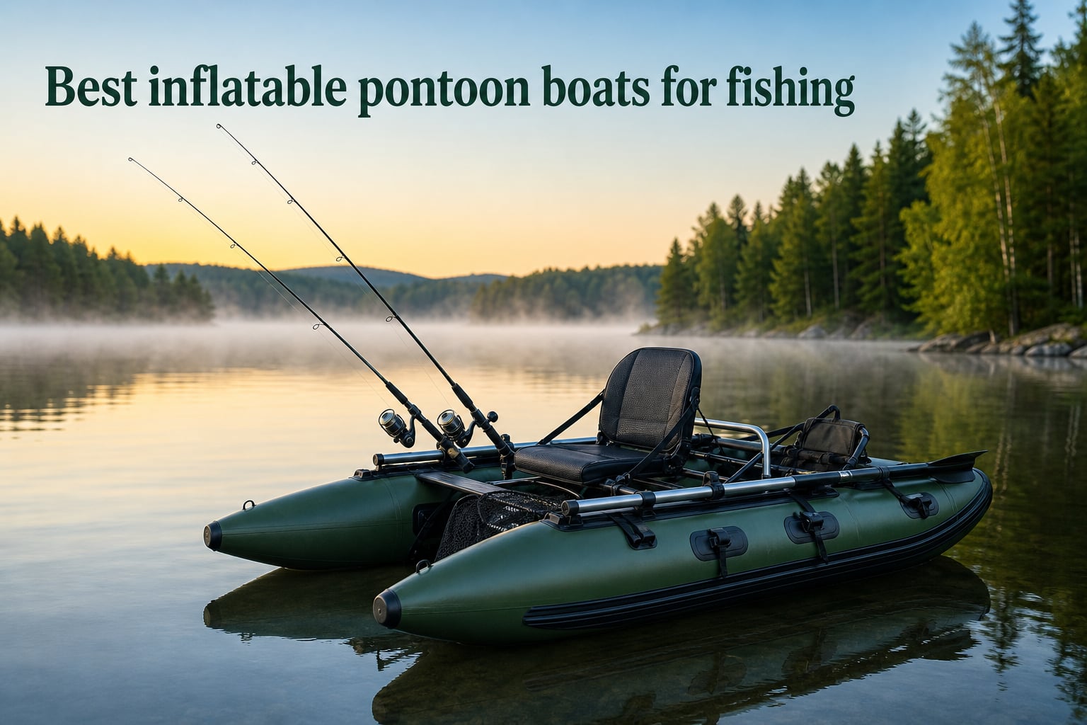 Best inflatable pontoon boats for fishing