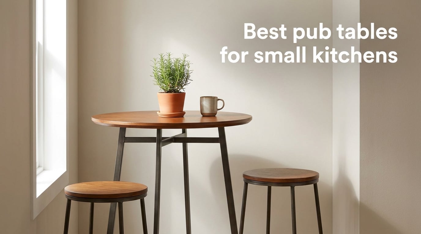 Best pub tables for small kitchens