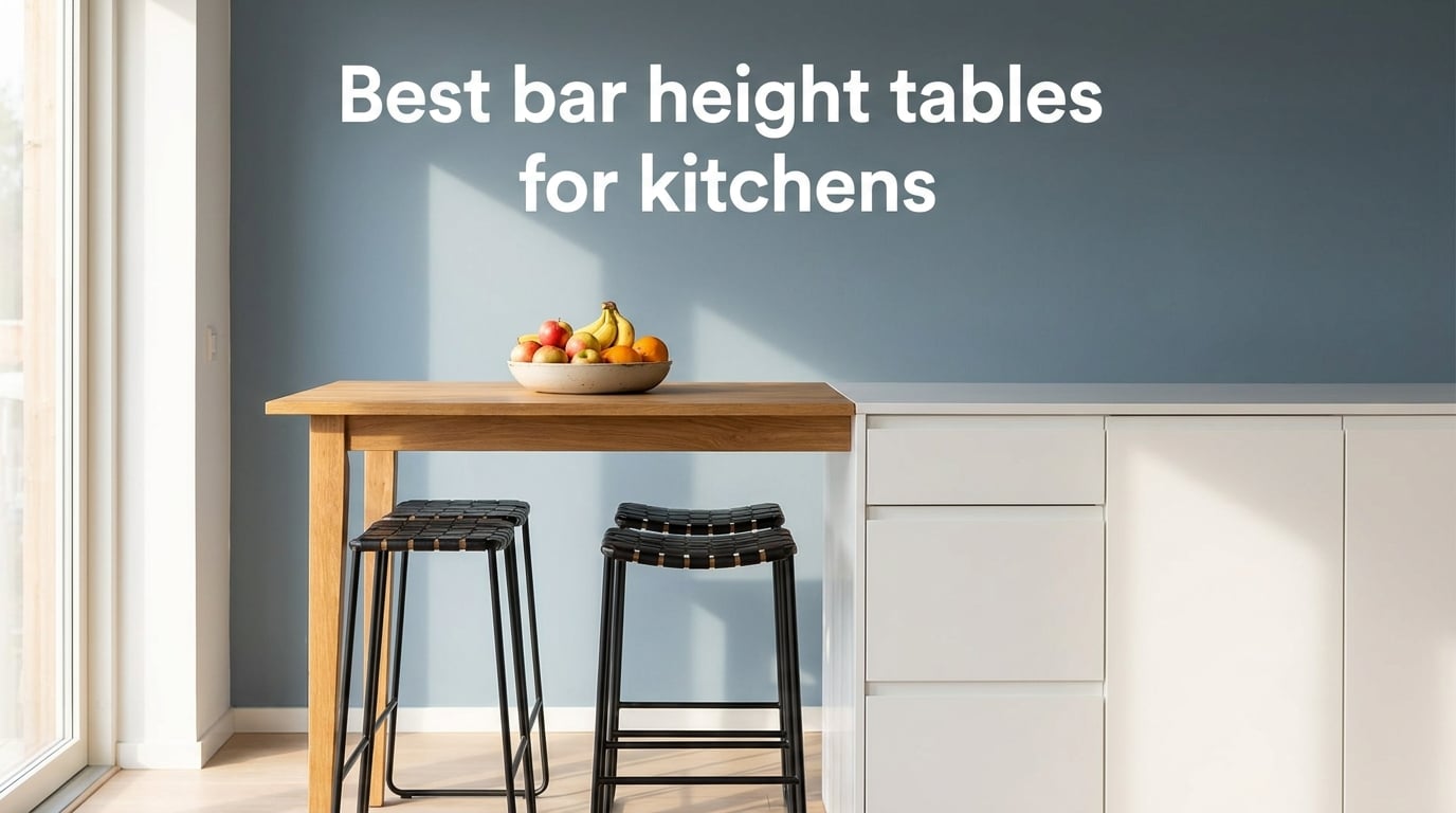 Best bar height tables for kitchens