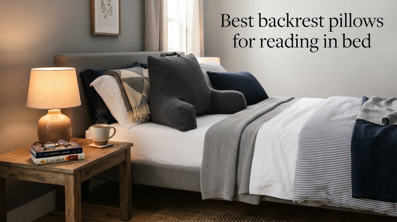 Best backrest pillows for reading in bed