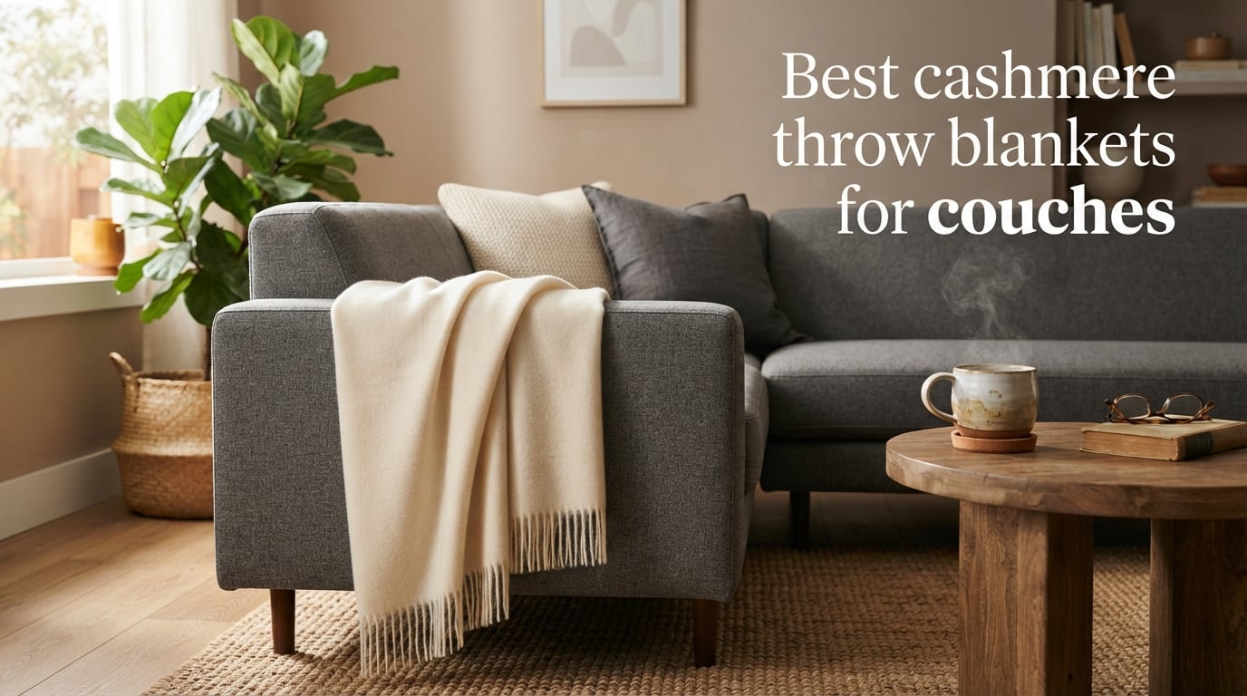 Best cashmere throw blankets for couches