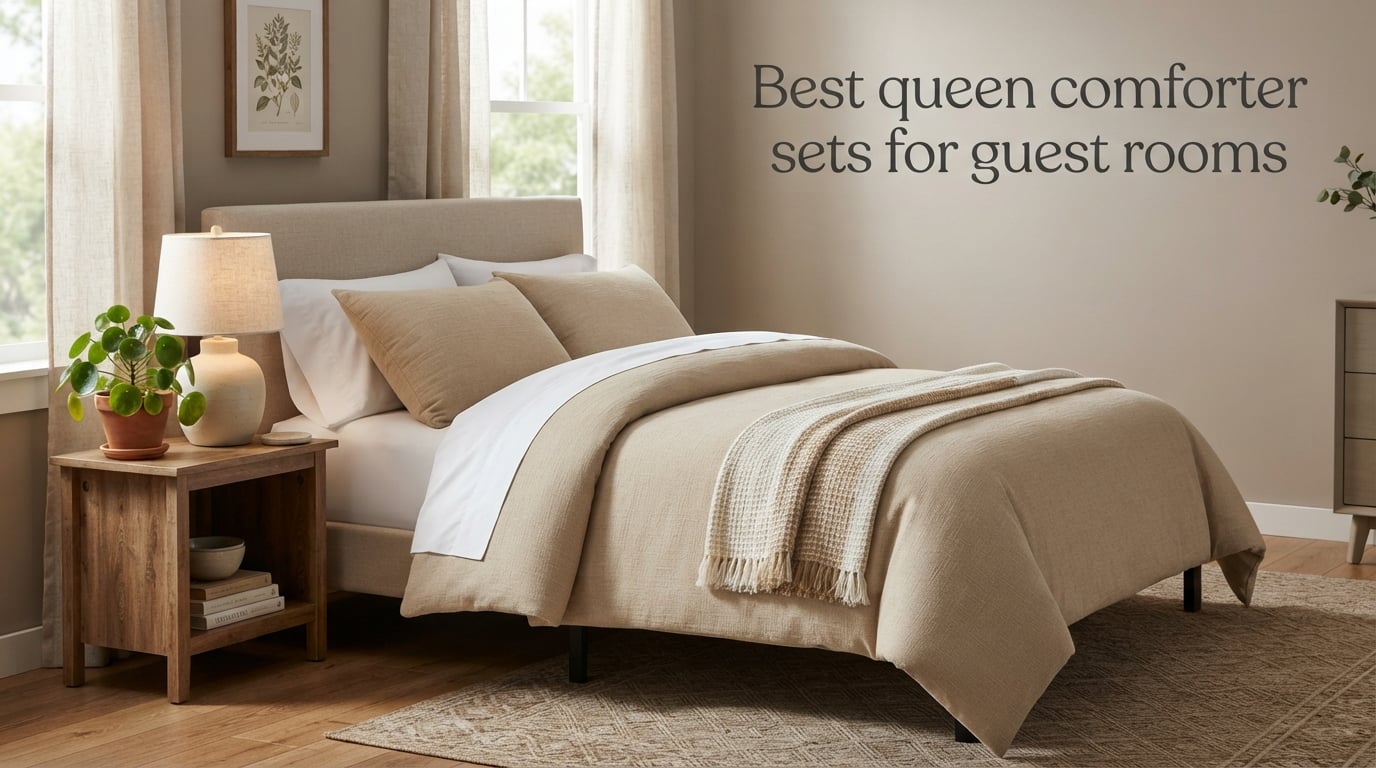 Best queen comforter sets for guest rooms