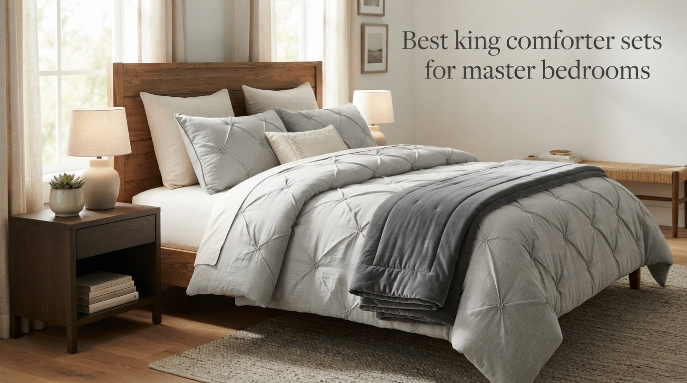 Best king comforter sets for master bedrooms