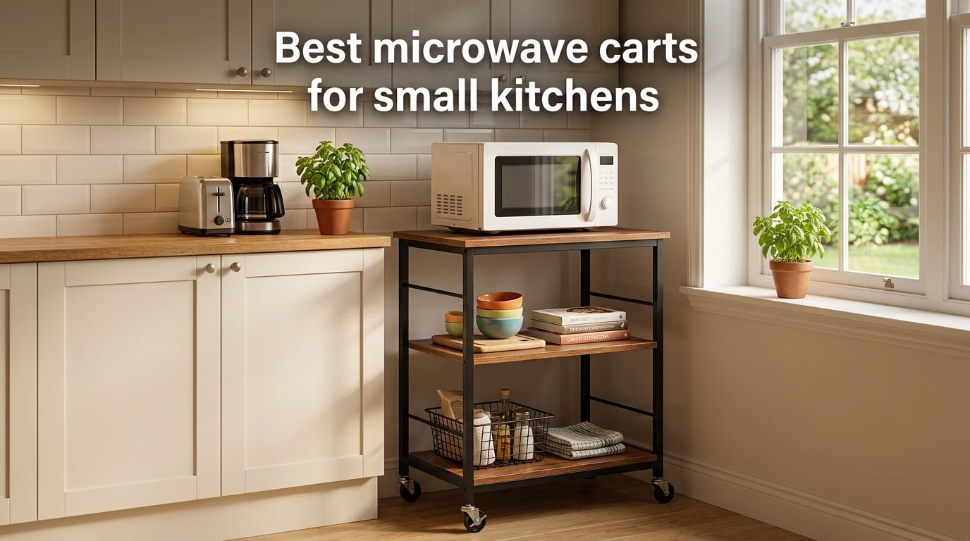 Best microwave carts for small kitchens