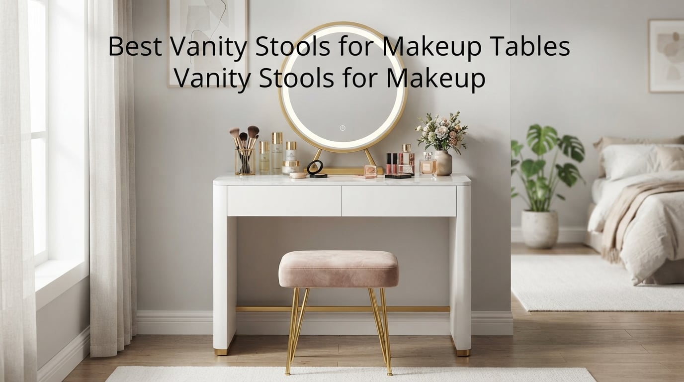 Best vanity stools for makeup tables