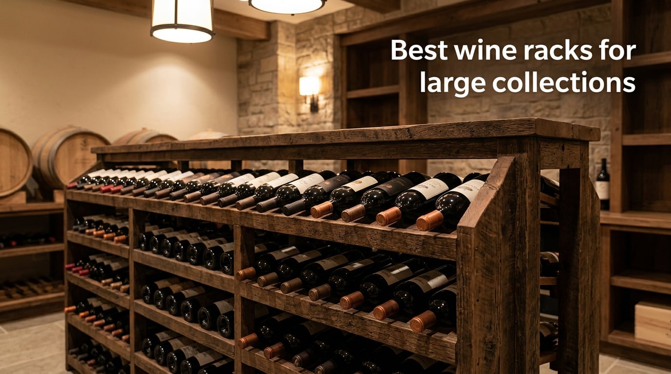Best wine racks for large collections