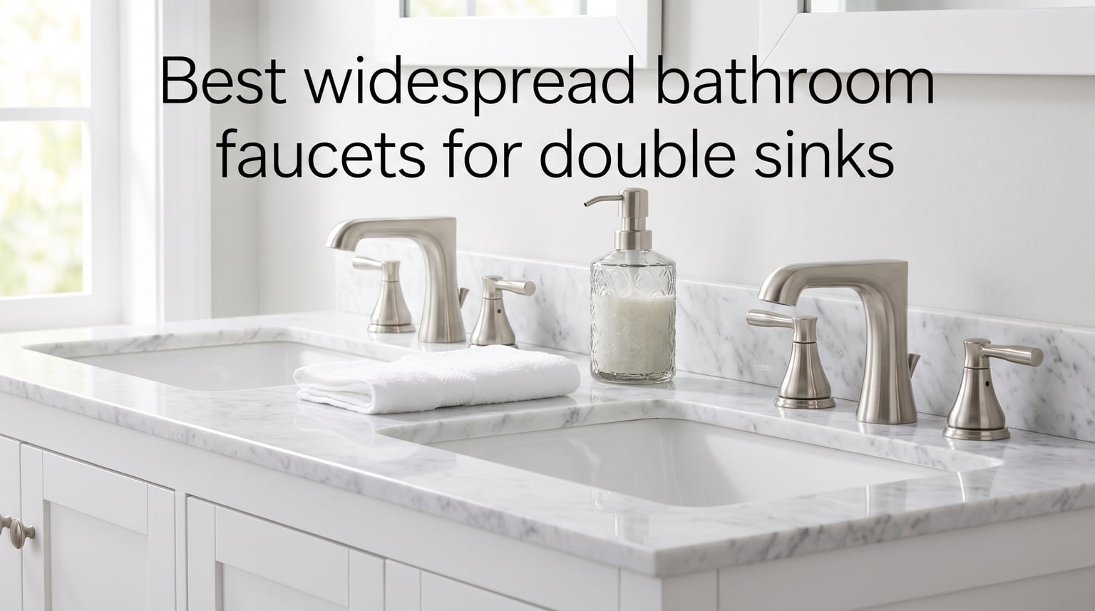 Best widespread bathroom faucets for double sinks