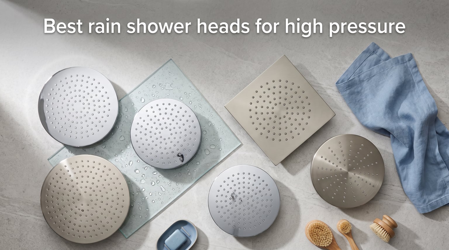 Best rain shower heads for high pressure
