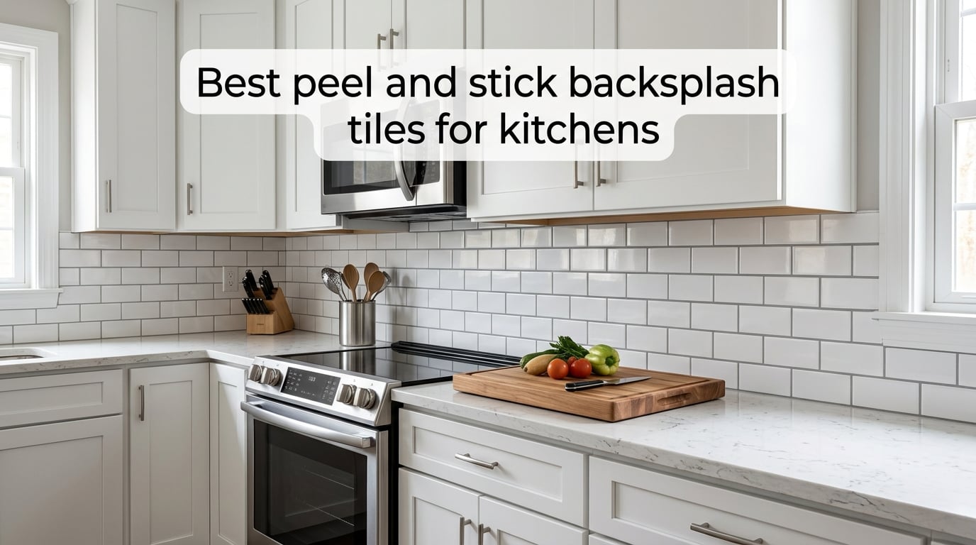 Best peel and stick backsplash tiles for kitchens