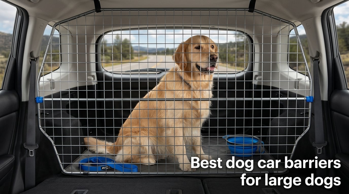 Best dog car barriers for large dogs