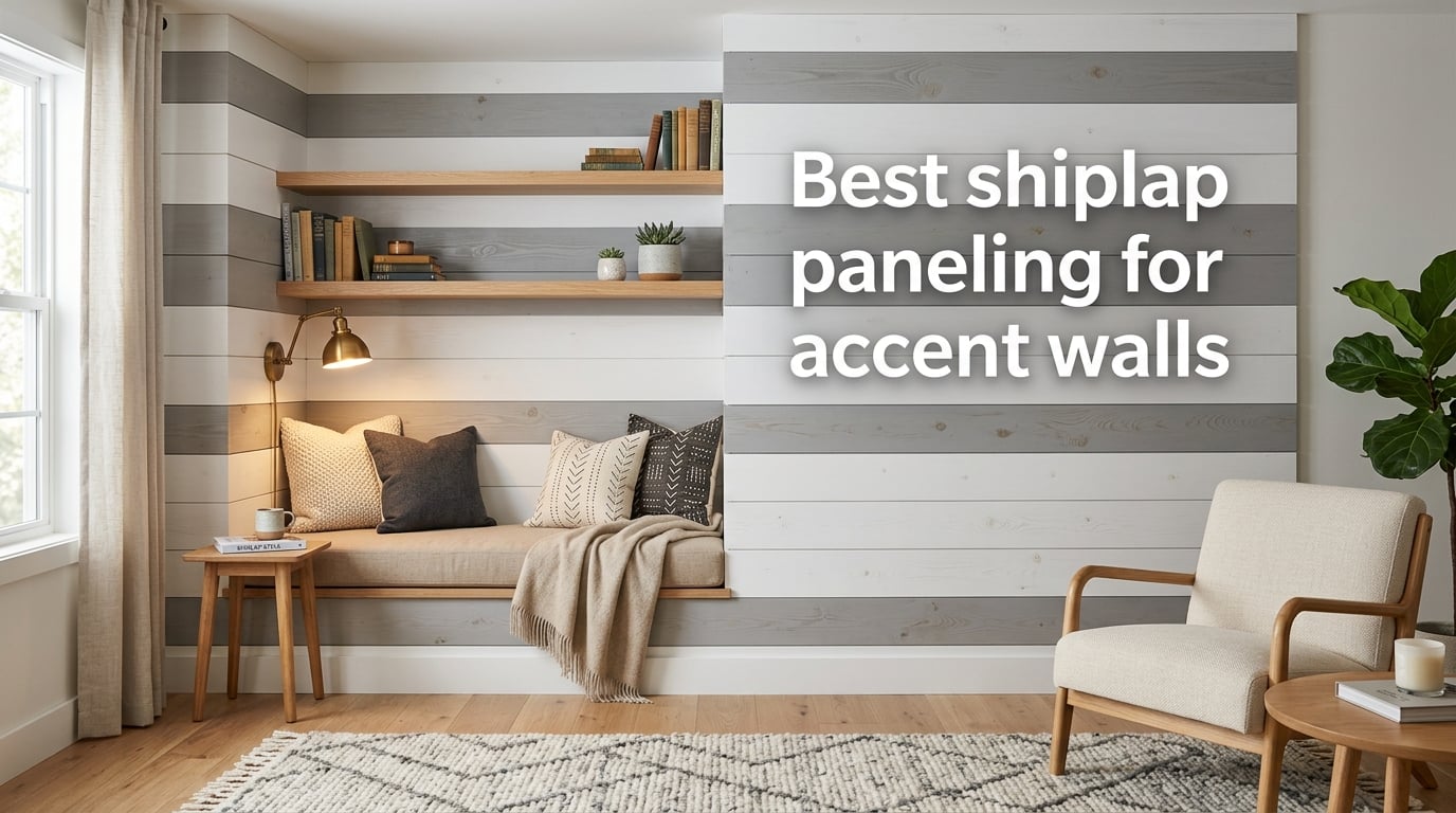 Best shiplap paneling for accent walls