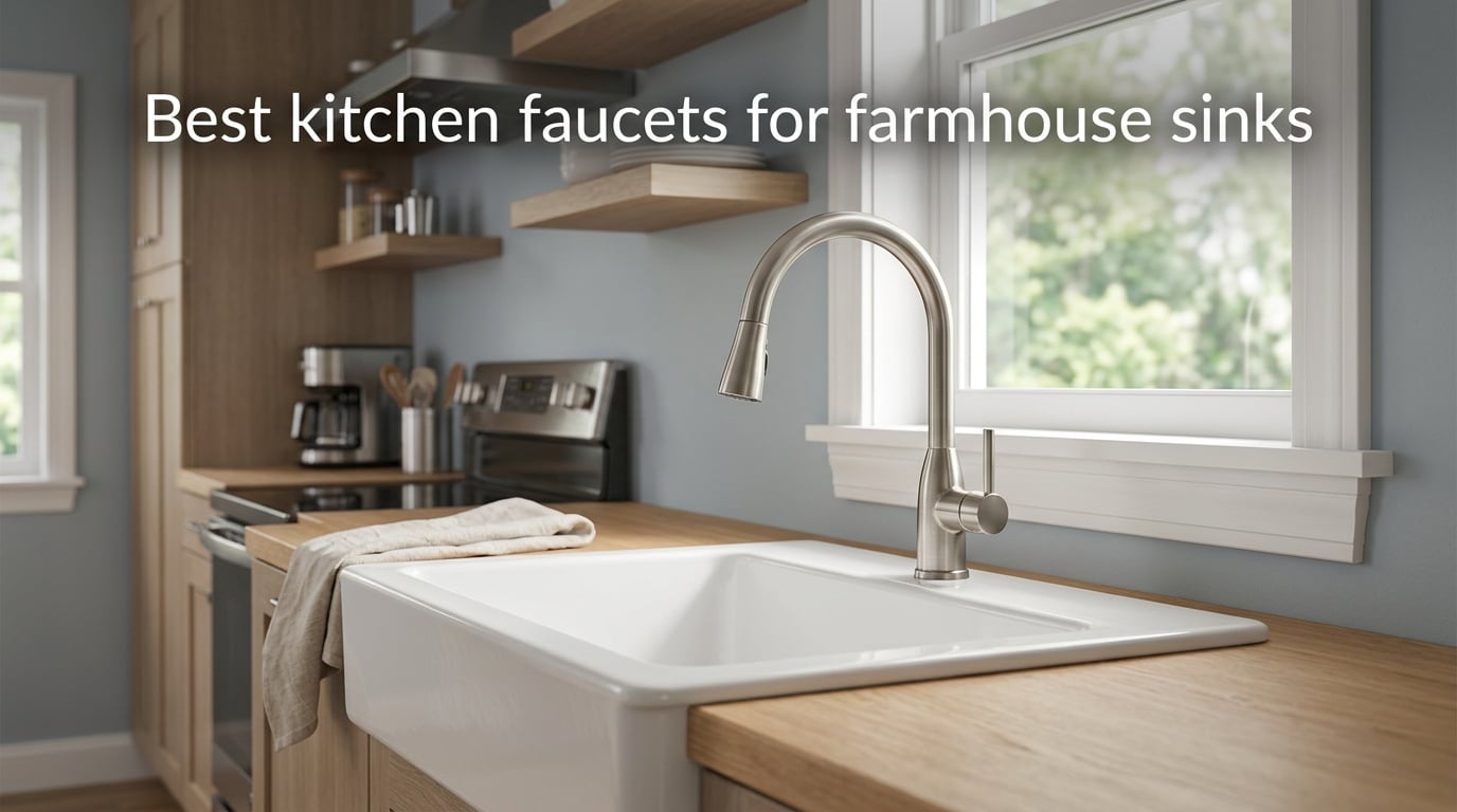 Best kitchen faucets for farmhouse sinks