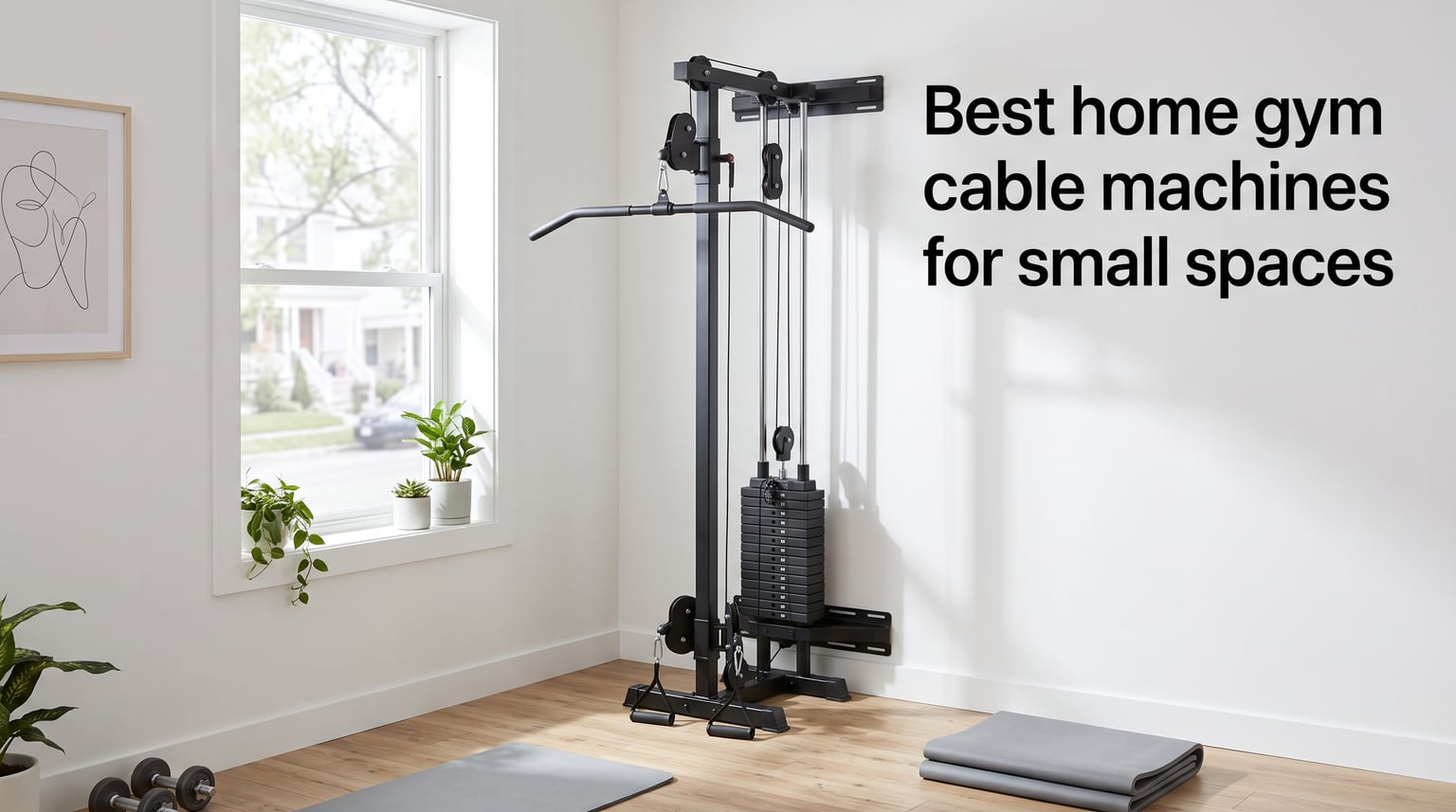 Best home gym cable machines for small spaces