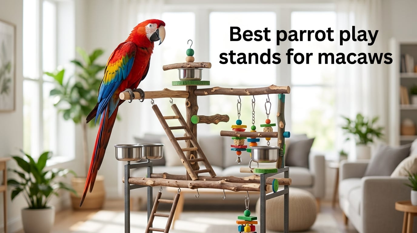 Best parrot play stands for macaws