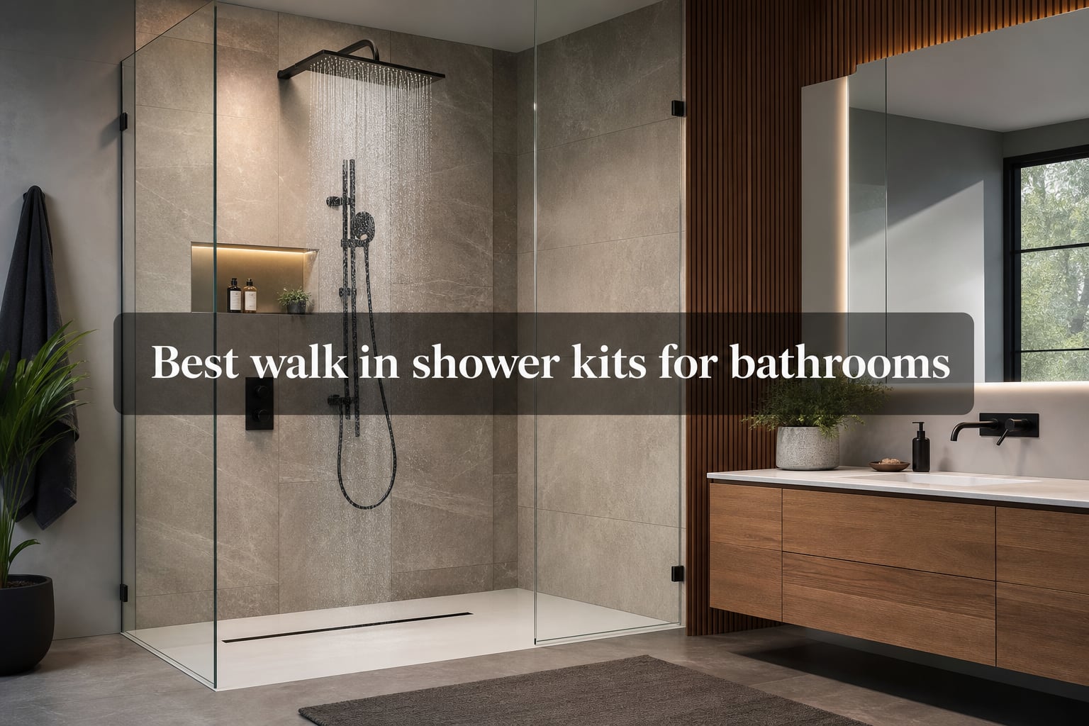 Best walk in shower kits for bathrooms