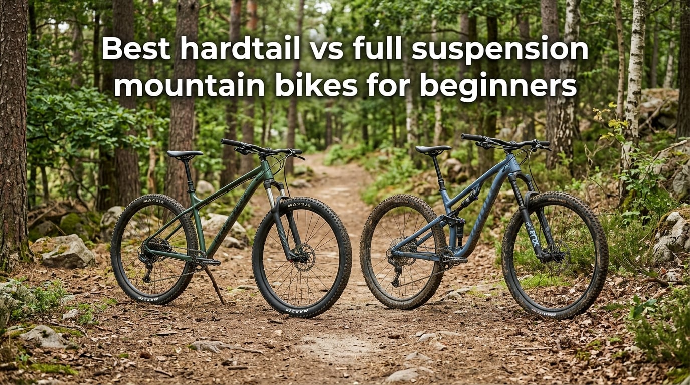 Best hardtail vs full suspension mountain bikes for beginners
