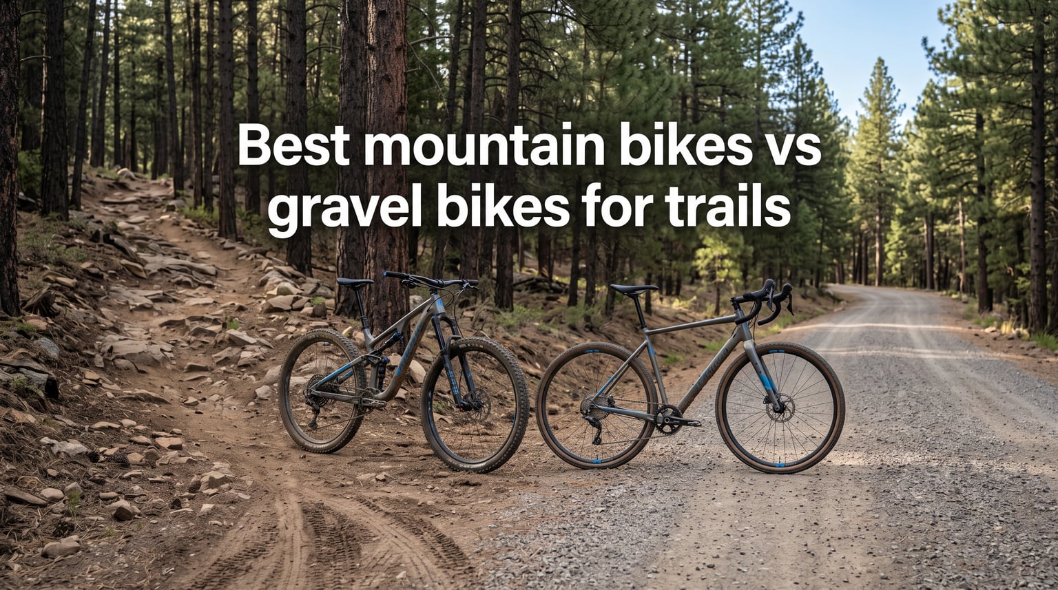 Best mountain bikes vs gravel bikes for trails