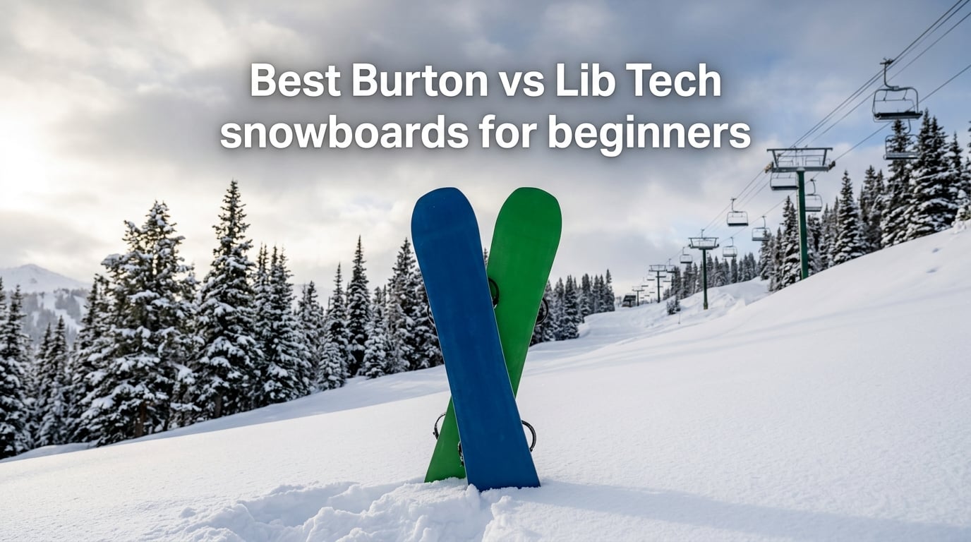 Best Burton vs Lib Tech snowboards for beginners