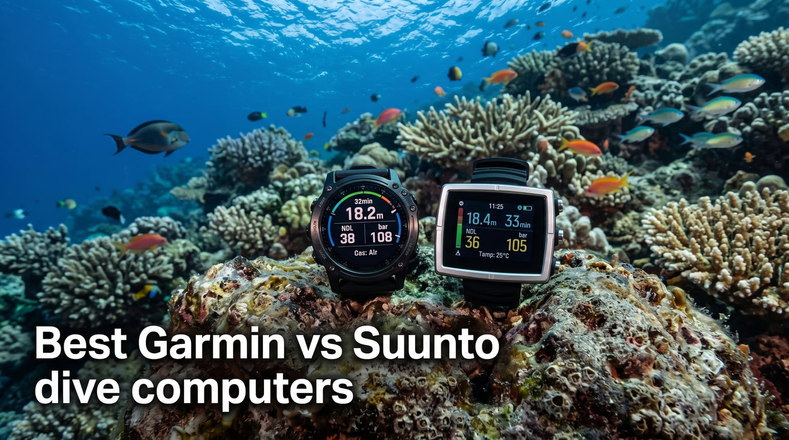 Best Garmin vs Suunto dive computers