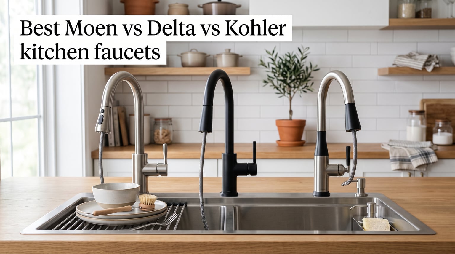 Best Moen vs Delta vs Kohler kitchen faucets