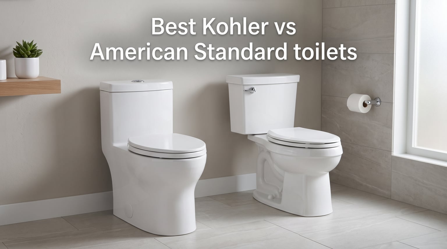 Best Kohler vs American Standard toilets
