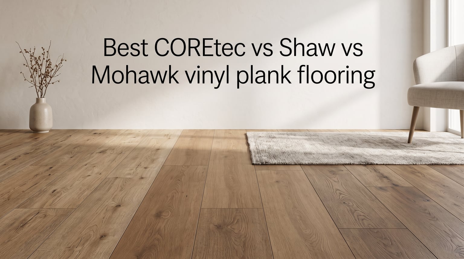 Best COREtec vs Shaw vs Mohawk vinyl plank flooring