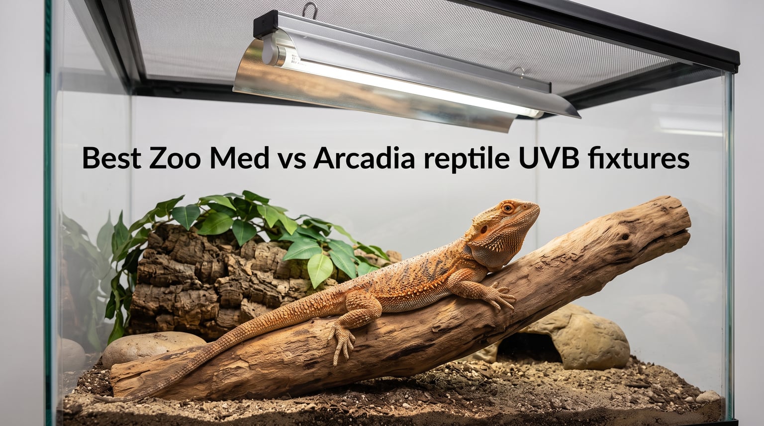 Best Zoo Med vs Arcadia reptile UVB fixtures