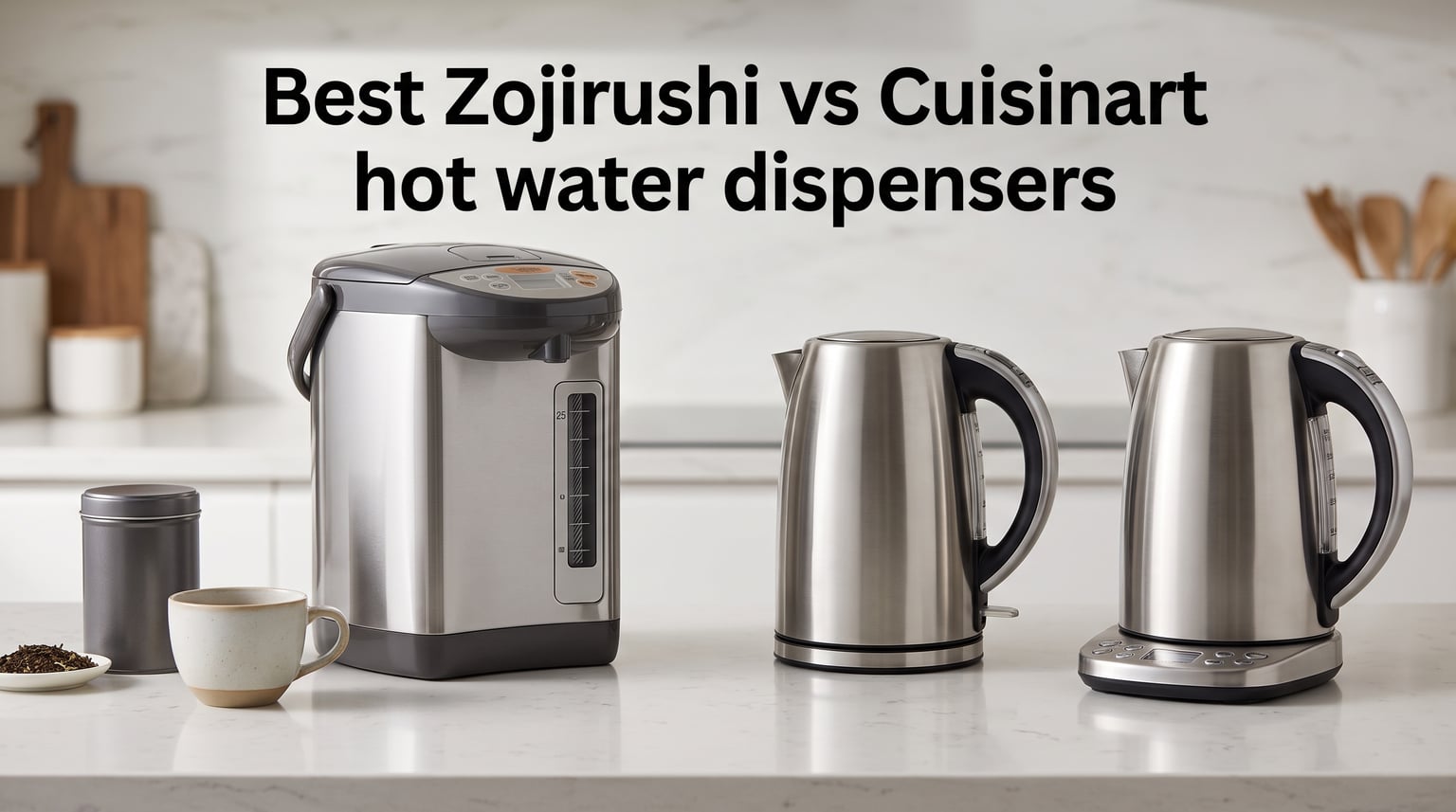 Best Zojirushi vs Cuisinart hot water dispensers