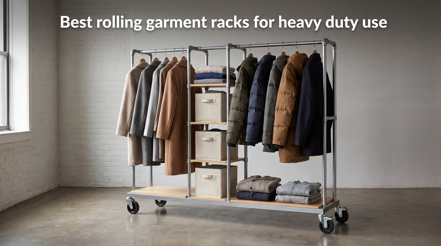 Best rolling garment racks for heavy duty use