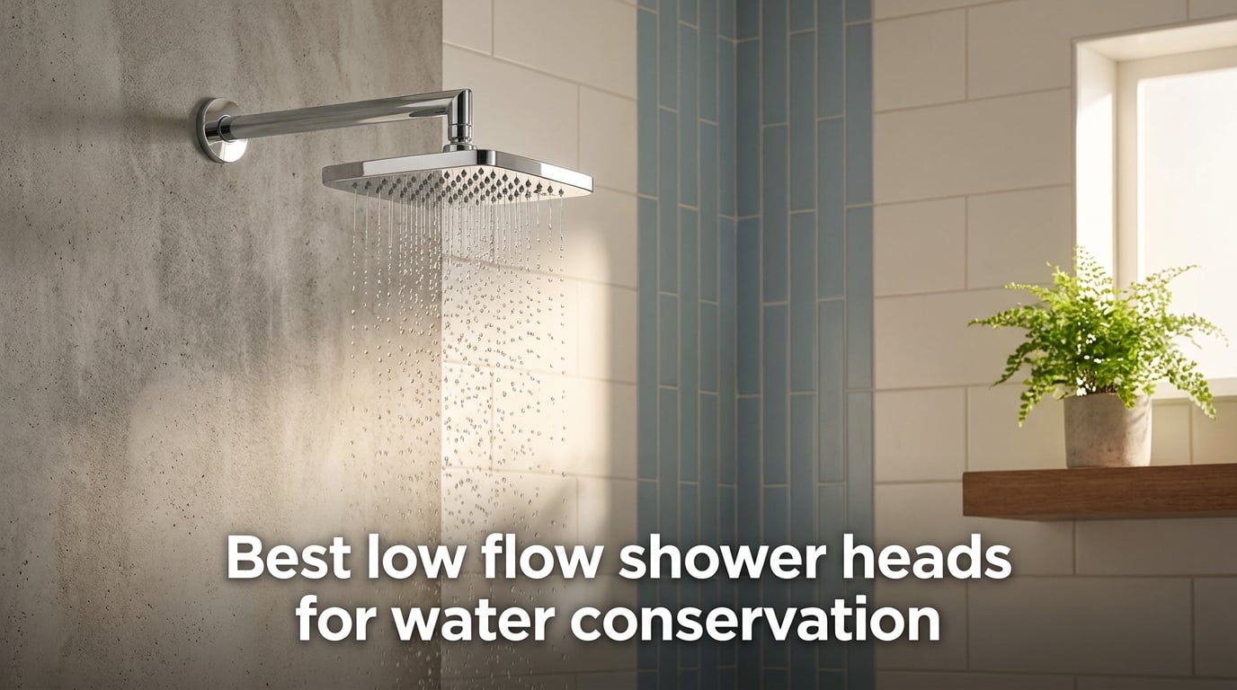 Best low flow shower heads for water conservation