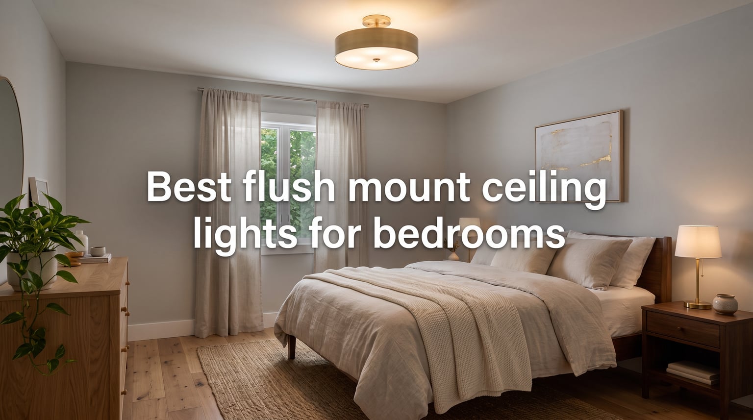 Best flush mount ceiling lights for bedrooms