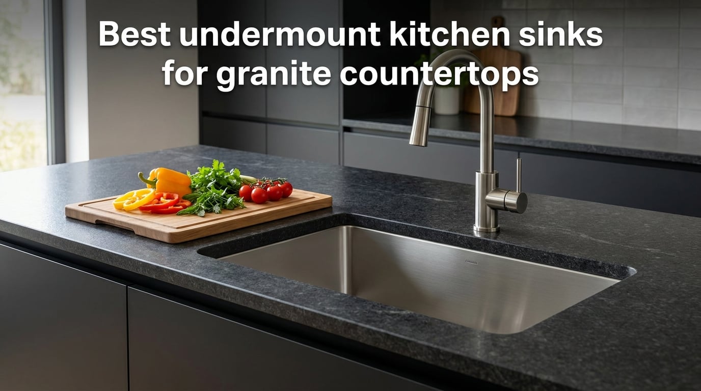 Best undermount kitchen sinks for granite countertops