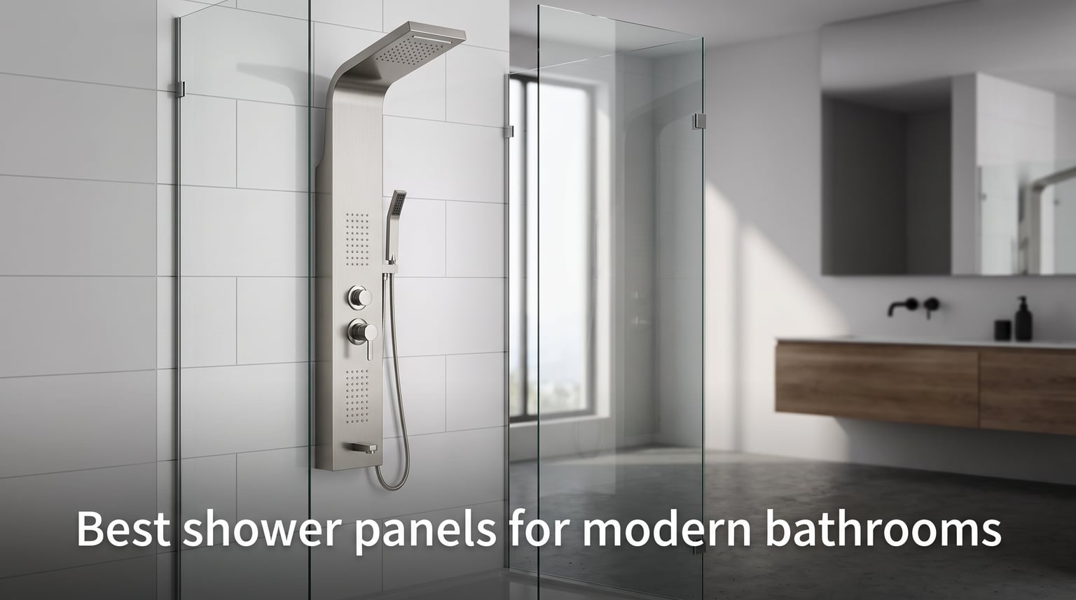 Best shower panels for modern bathrooms