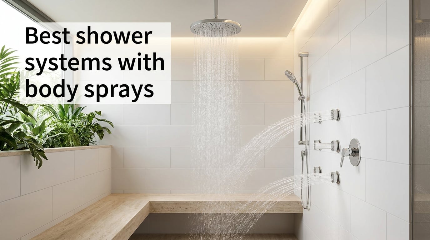 Best shower systems with body sprays