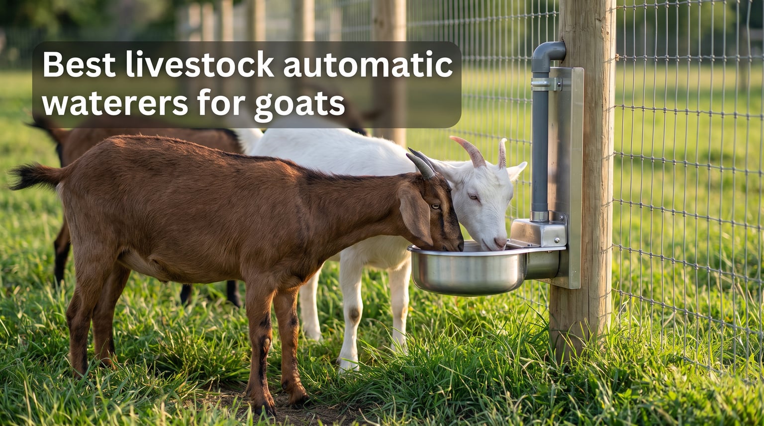 Best livestock automatic waterers for goats