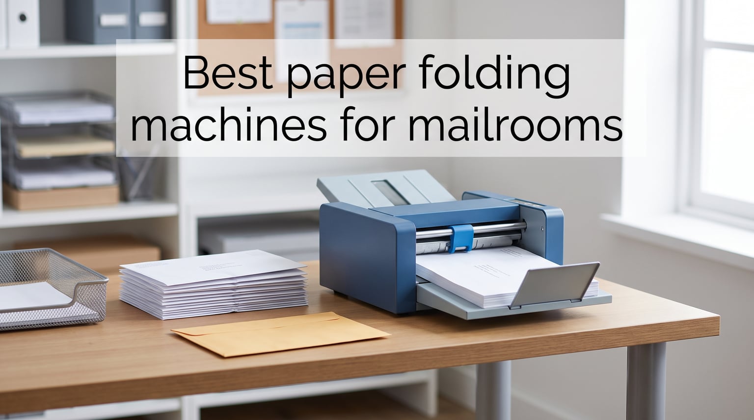 Best paper folding machines for mailrooms