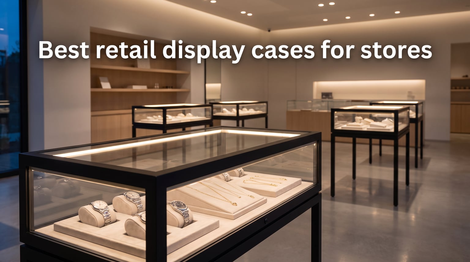 Best retail display cases for stores