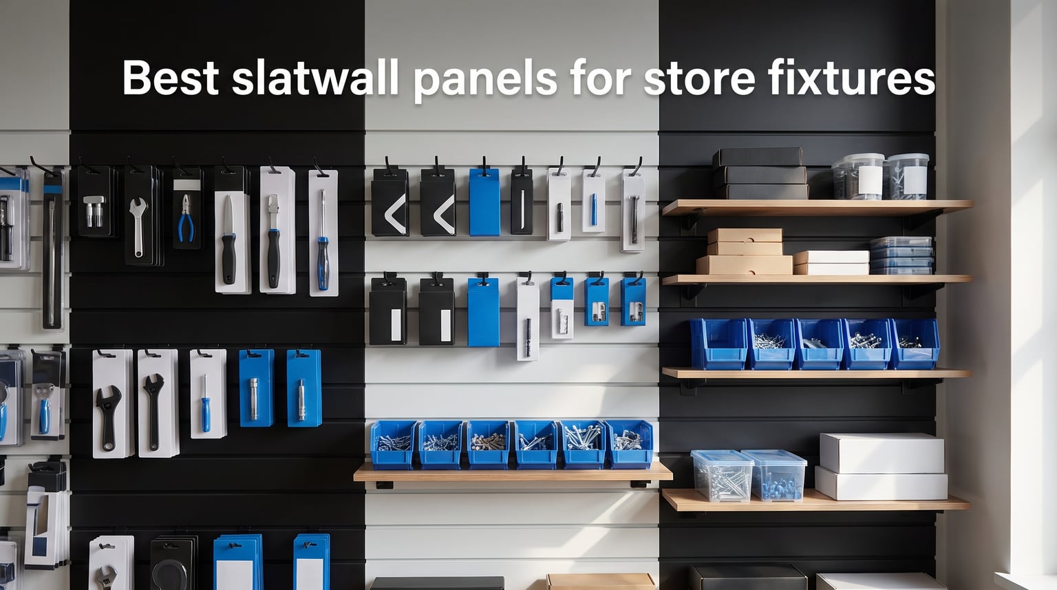 Best slatwall panels for store fixtures