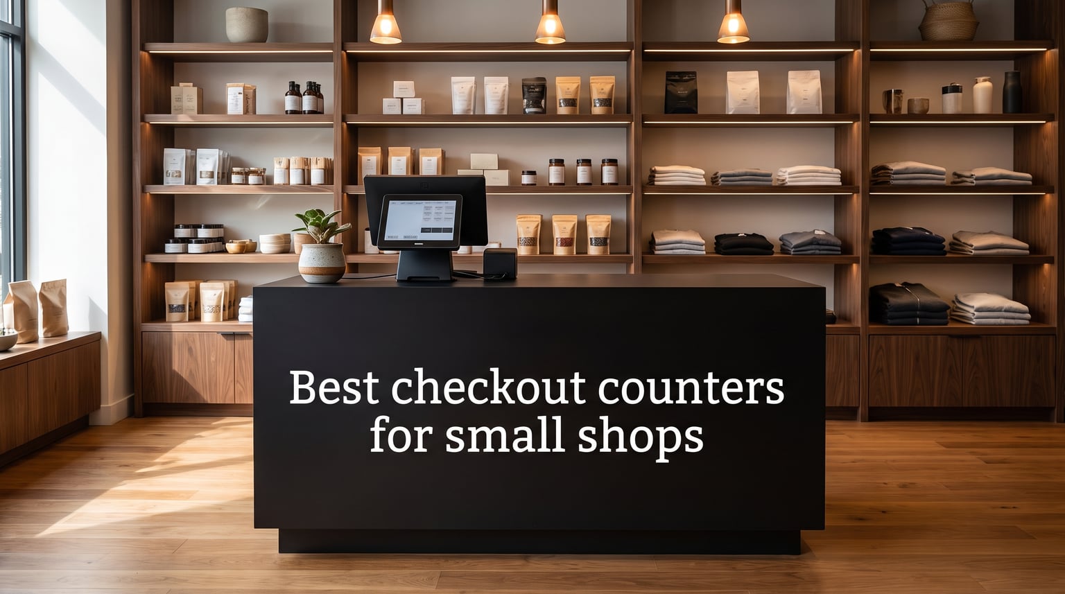 Best checkout counters for small shops