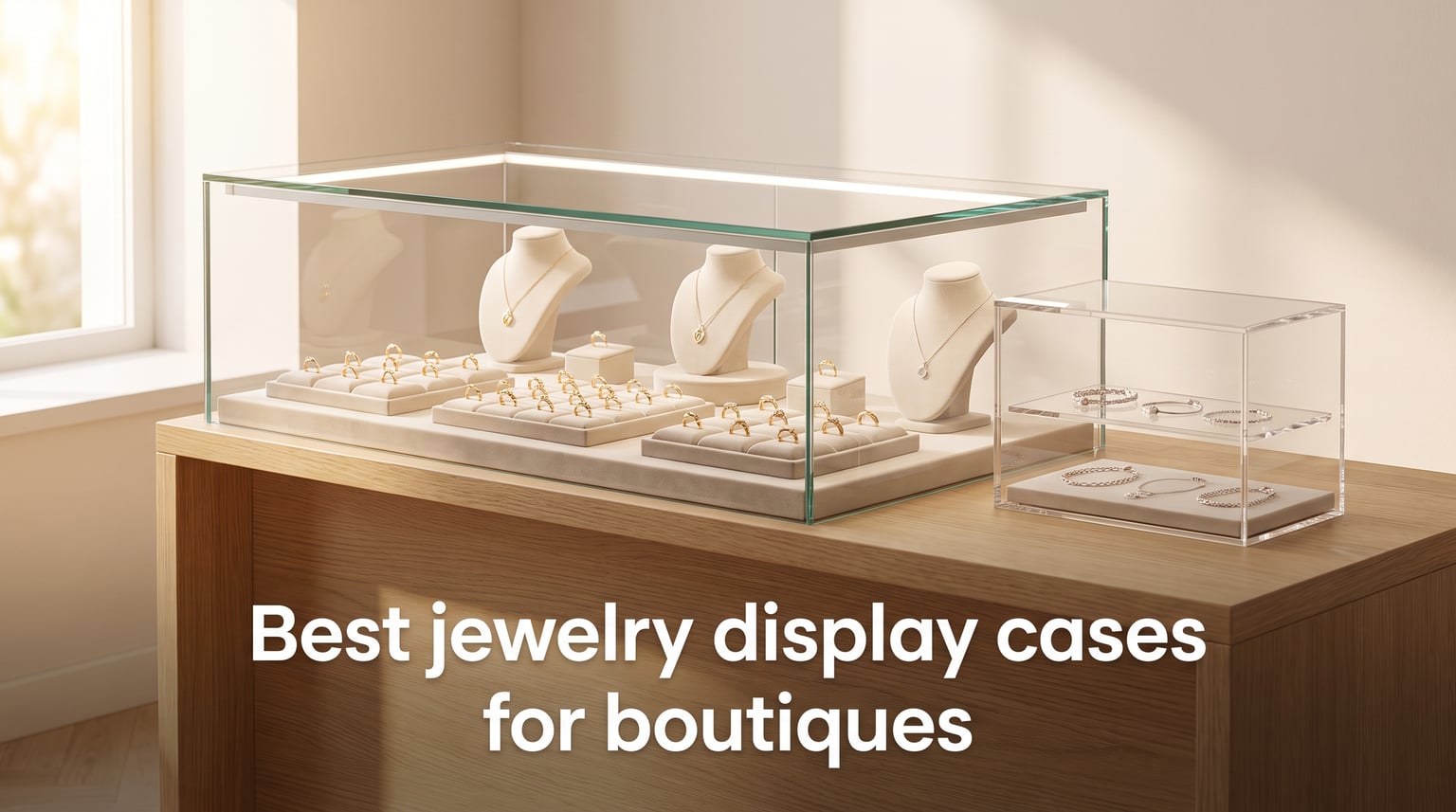 Best jewelry display cases for boutiques