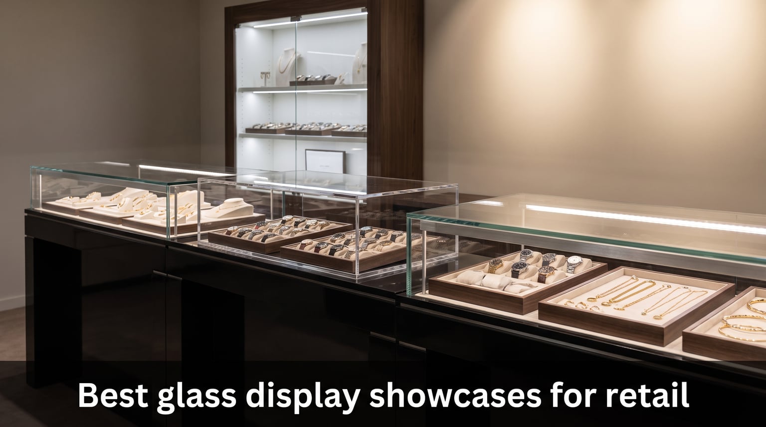 Best glass display showcases for retail