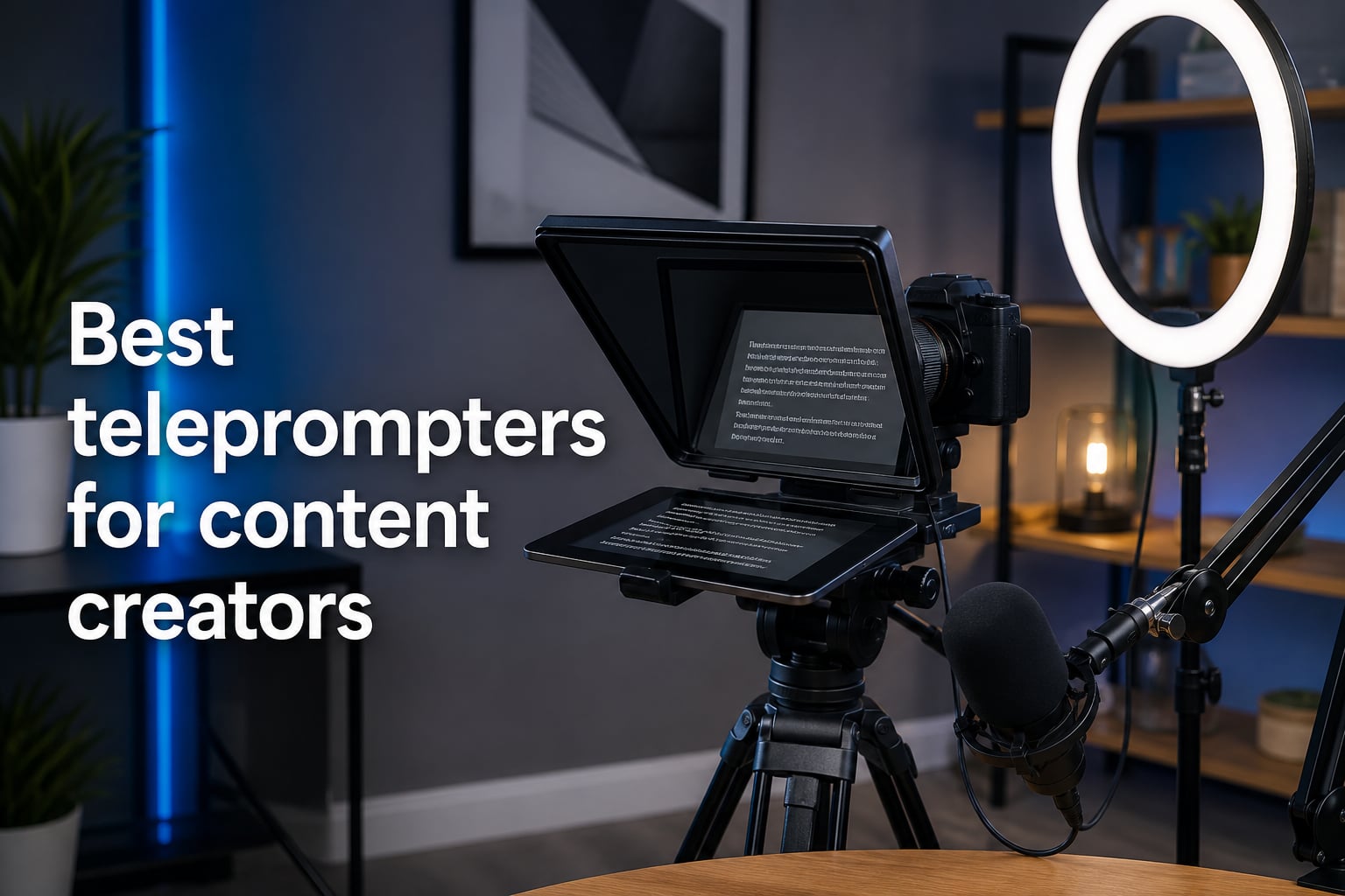 Best teleprompters for content creators