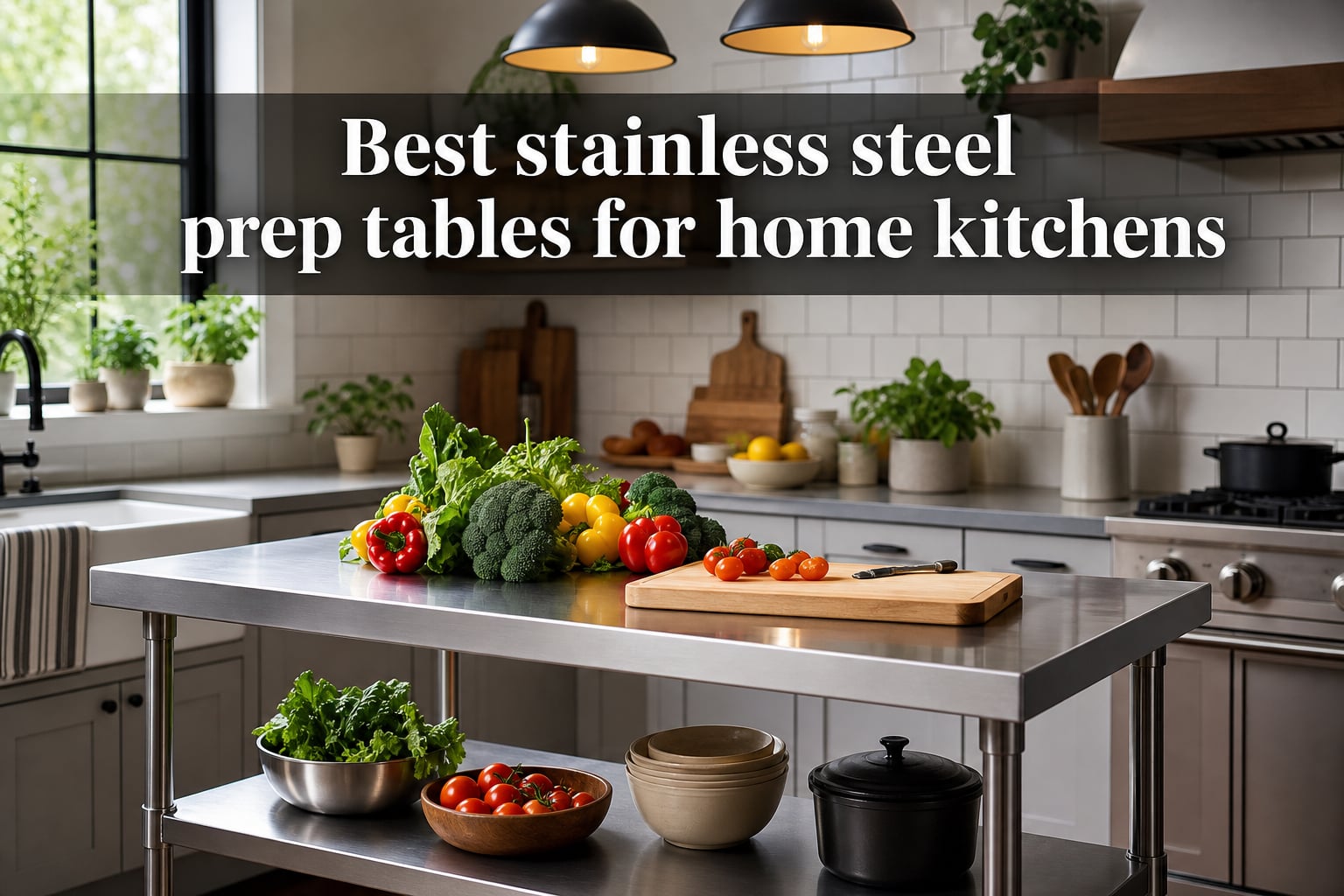 Best stainless steel prep tables for home kitchens