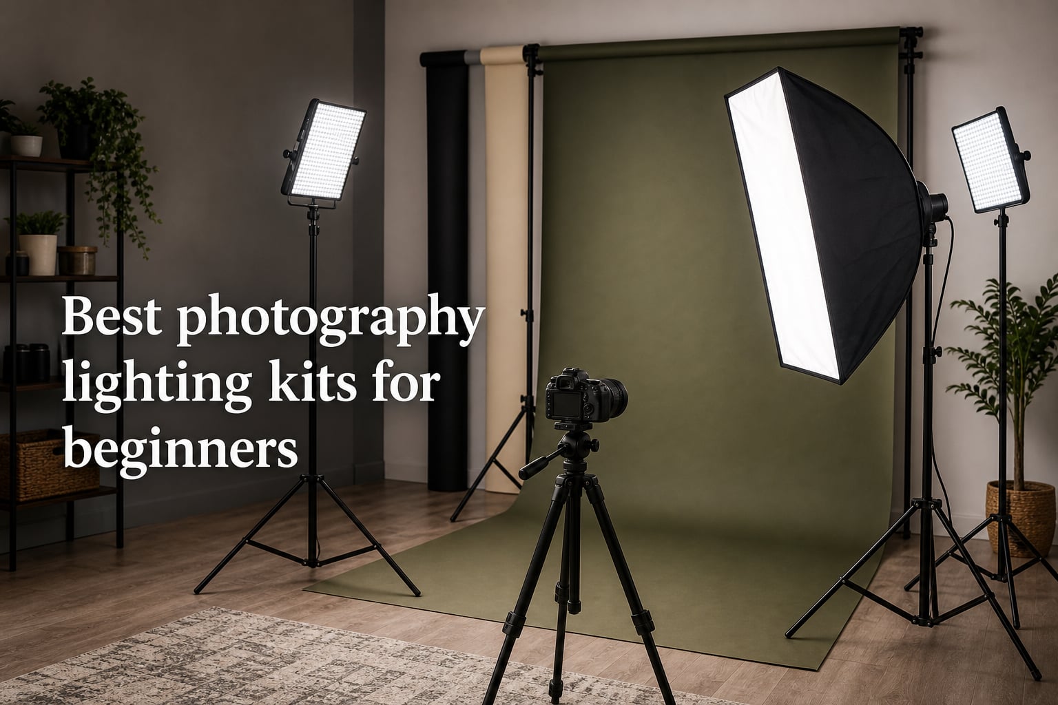Best photography lighting kits for beginners