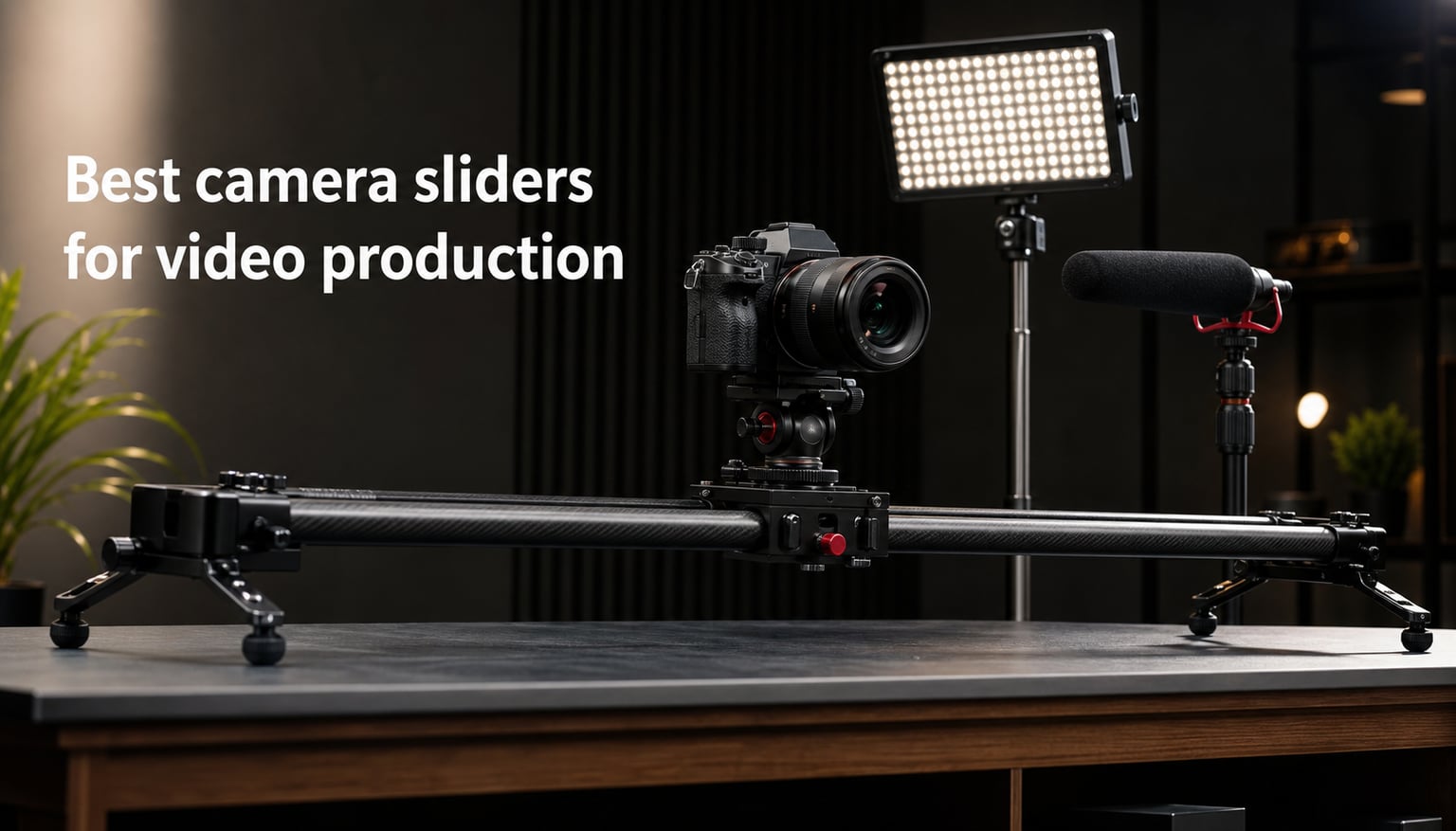 Best camera sliders for video production